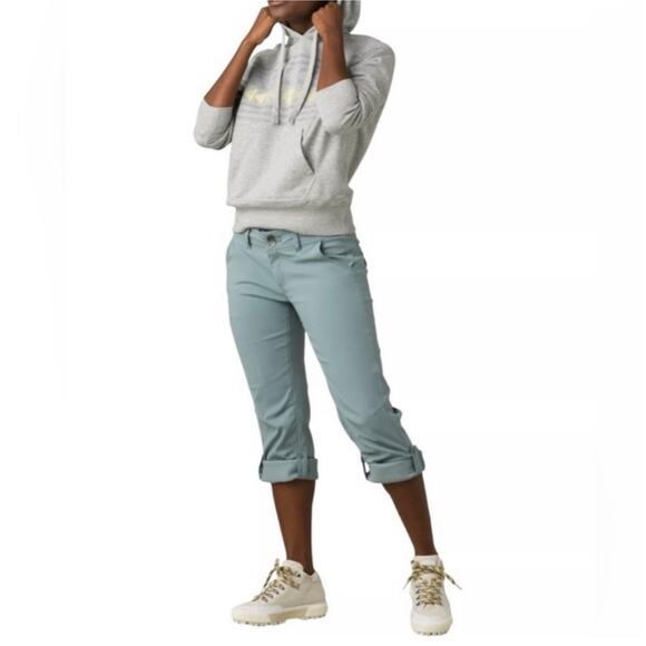 Prana Halle Convertible Hiking Pant Straight – Women’s Size 2 Smoky Blue Green - Picture 11 of 12